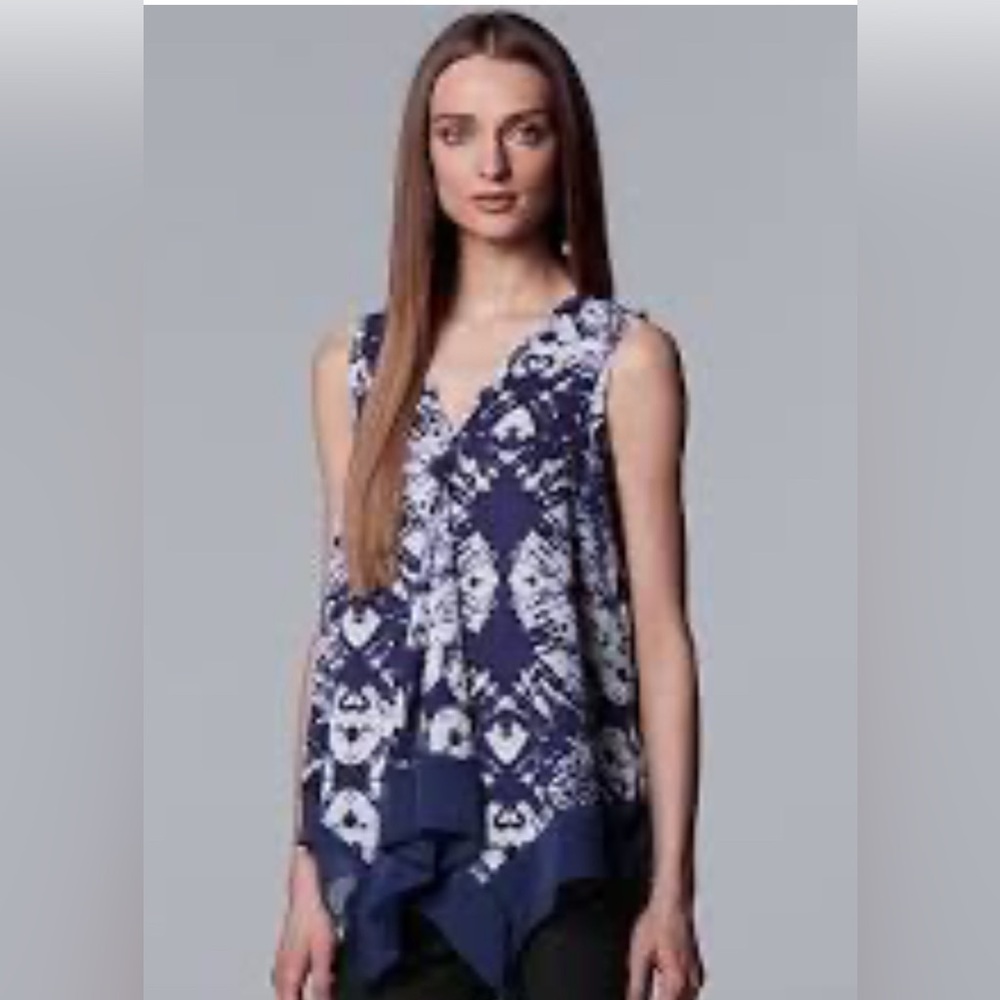 Kohl's Vera Wang Purple Blouse Elegant Design